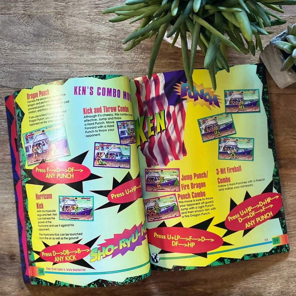 Vintage 1990s - Totally Unauthorized Super Street Fighter II Guide